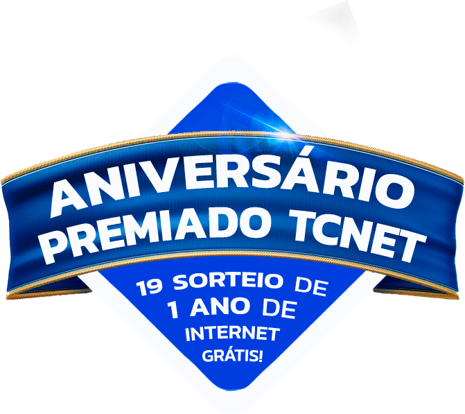 Aniversário Premiado TCNET - TCNET - Nunca é só Internet